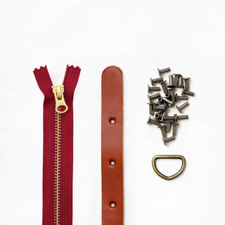 Maywood - Chestnut Leather + Hardware Kit - MAY - LH - CHEST - AB - CRI - Leather + Hardware Kit - Klum House