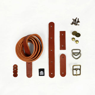 Naito - Chestnut Leather + Hardware Kit - NAITO - LH - CHEST - AB - Leather + Hardware Kit - Klum House