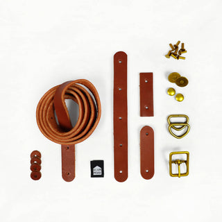 Naito - Chestnut Leather + Hardware Kit - NAITO - LH - CHEST - BRA - Leather + Hardware Kit - Klum House