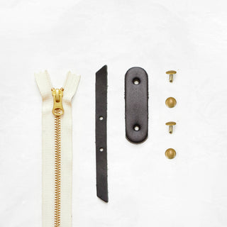 Oberlin - Black Zipper Closure Kit - OB - ZIP - BLA - AB - NAT - Expansion Kit - Klum House