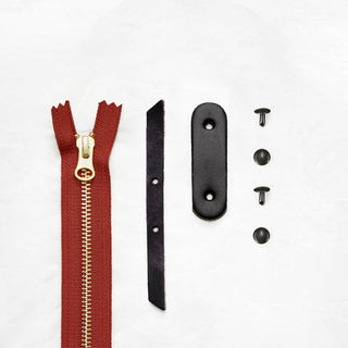 Oberlin - Black Zipper Closure Kit - OB - ZIP - BLA - BLA - RUST - Expansion Kit - Klum House