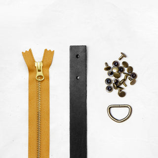 Oberlin Tote - Black Leather + Hardware Kit - OBE - LH - BLA - AB - MUST - Leather + Hardware Kit - Klum House