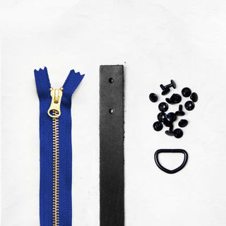 Oberlin Tote - Black Leather + Hardware Kit - OBE - LH - BLA - BLA - COB - Leather + Hardware Kit - Klum House