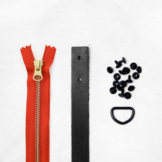 Oberlin Tote - Black Leather + Hardware Kit - OBE - LH - BLA - BLA - PER - Leather + Hardware Kit - Klum House