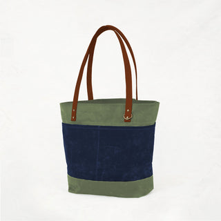 Oberlin Tote - Sage Custom Bag Maker Kit - OBE - SAGE - NAVY - CHEST - AB - Maker Kit - Klum House