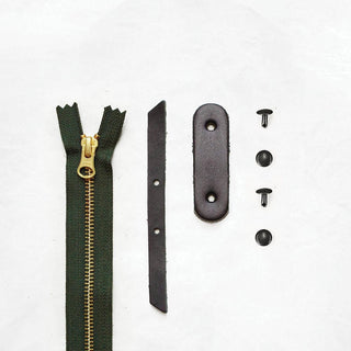 Portsmith - Black Zipper Closure Kit - PORT - ZIP - BLA - BLA - SPRING - Expansion Kit - Klum House