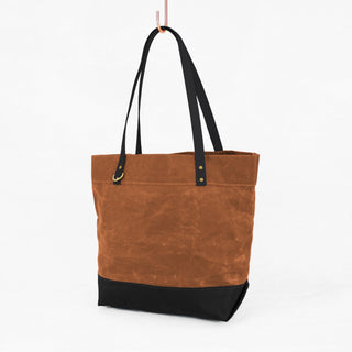 Portsmith Tote Sample (Brush Brown + Black) - SAMPLE - PORT - BRUSH - BLA - Sample Bag - Klum House