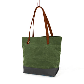 Portsmith Tote Sample (Spring Green + Gray) - PORT - SAMPLE - NAV - BLA - CHEST - Sample Bag - Klum House