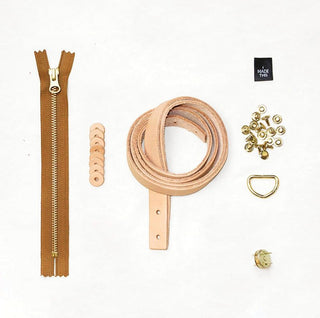 (Seconds) Oberlin Leather + Hardware Kit - OB - LH - BR - B - Leather + Hardware Kit - Klum House