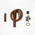 (Seconds) Portsmith Leather + Hardware Kit - PORT - LH - BR - B - Leather + Hardware Kit - Klum House