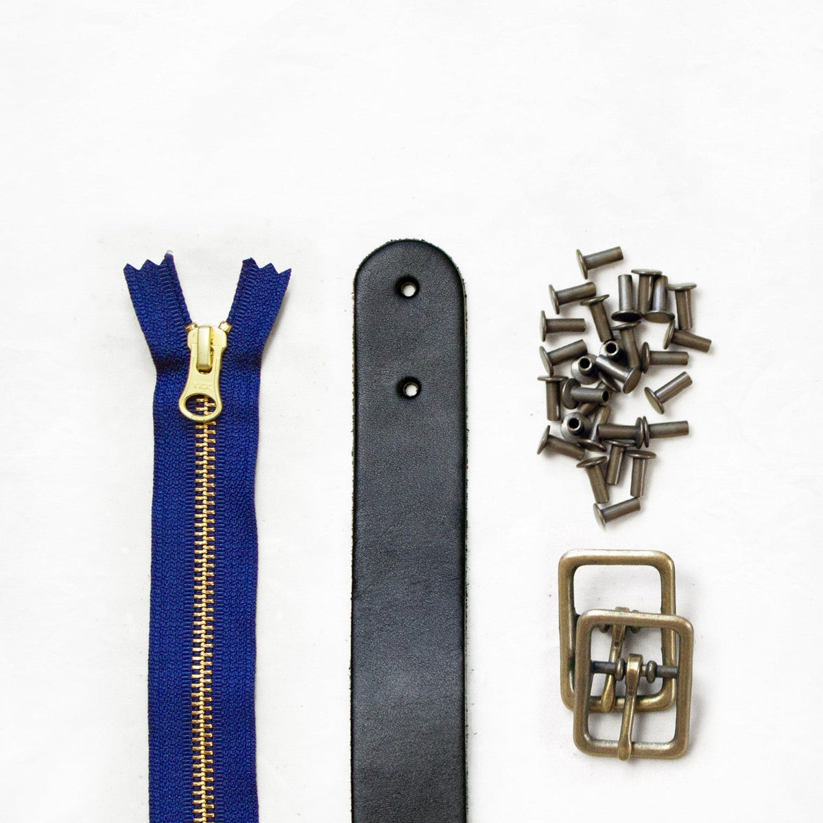 Slabtown - Black Leather + Hardware Kit - SLAB - LH - BLA - AB - COB - Leather + Hardware Kit - Klum House