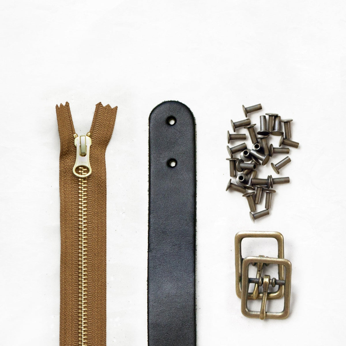 Slabtown - Black Leather + Hardware Kit - SLAB - LH - BLA - AB - FT - Leather + Hardware Kit - Klum House