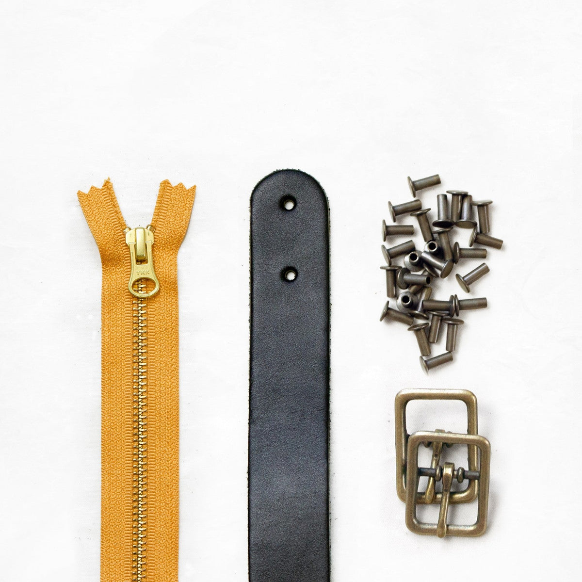 Slabtown - Black Leather + Hardware Kit - SLAB - LH - BLA - AB - MUS - Leather + Hardware Kit - Klum House