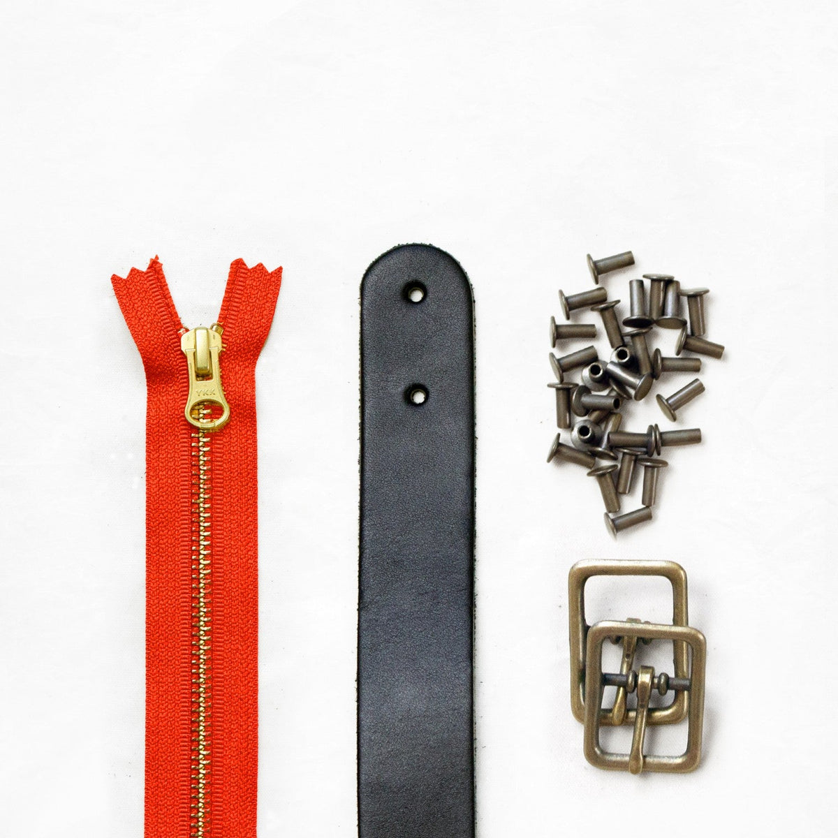 Slabtown - Black Leather + Hardware Kit - SLAB - LH - BLA - AB - PERS - Leather + Hardware Kit - Klum House