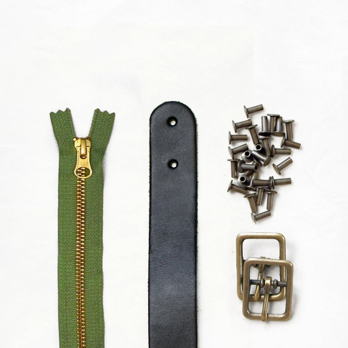 Slabtown - Black Leather + Hardware Kit - SLAB - LH - BLA - AB - SPRING - Leather + Hardware Kit - Klum House