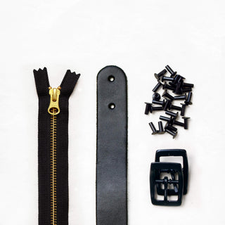 Slabtown - Black Leather + Hardware Kit - SLAB - LH - BLA - BLA - BLA - Leather + Hardware Kit - Klum House