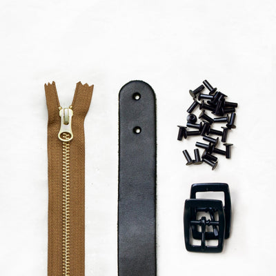 Slabtown - Black Leather + Hardware Kit - SLAB - LH - BLA - BLA - FT - Leather + Hardware Kit - Klum House