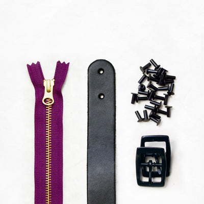 Slabtown - Black Leather + Hardware Kit - SLAB - LH - BLA - BLA - PLU - Leather + Hardware Kit - Klum House