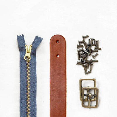 Slabtown Leather + Hardware Kit - SLAB - BLA - AB - NAV - Leather + Hardware Kit - Klum House