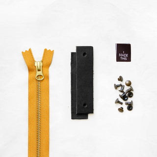 Woodland - Black Leather + Hardware Kit - WOOD - LH - BLA - MUST - AB - Leather + Hardware Kit - Klum House