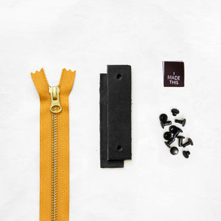 Woodland - Black Leather + Hardware Kit - WOOD - LH - BLA - MUST - BLA - Leather + Hardware Kit - Klum House