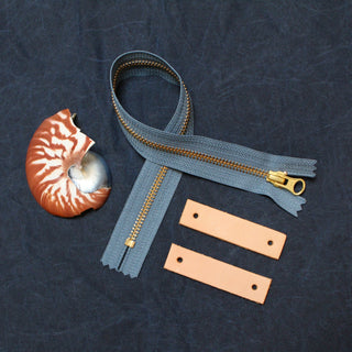 Woodland - Tan Leather + Hardware Kit - WOOD - LH - TAN - BLA - BRA - Leather + Hardware Kit - Klum House