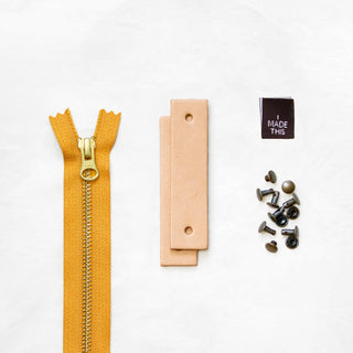 Woodland - Tan Leather + Hardware Kit - WOOD - LH - TAN - MUST - AB - Leather + Hardware Kit - Klum House