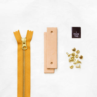 Woodland - Tan Leather + Hardware Kit - WOOD - LH - TAN - MUST - BRA - Leather + Hardware Kit - Klum House