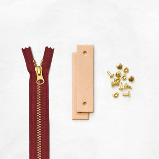 Woodland - Tan Leather + Hardware Kit - WOOD - LH - TAN - RUST - BRA - Leather + Hardware Kit - Klum House