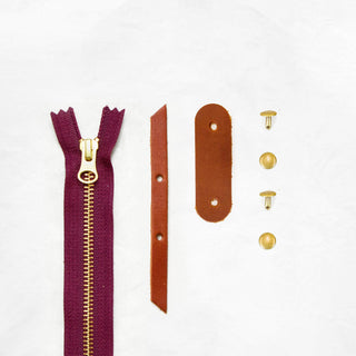 Chestnut + Brass + Burgundy