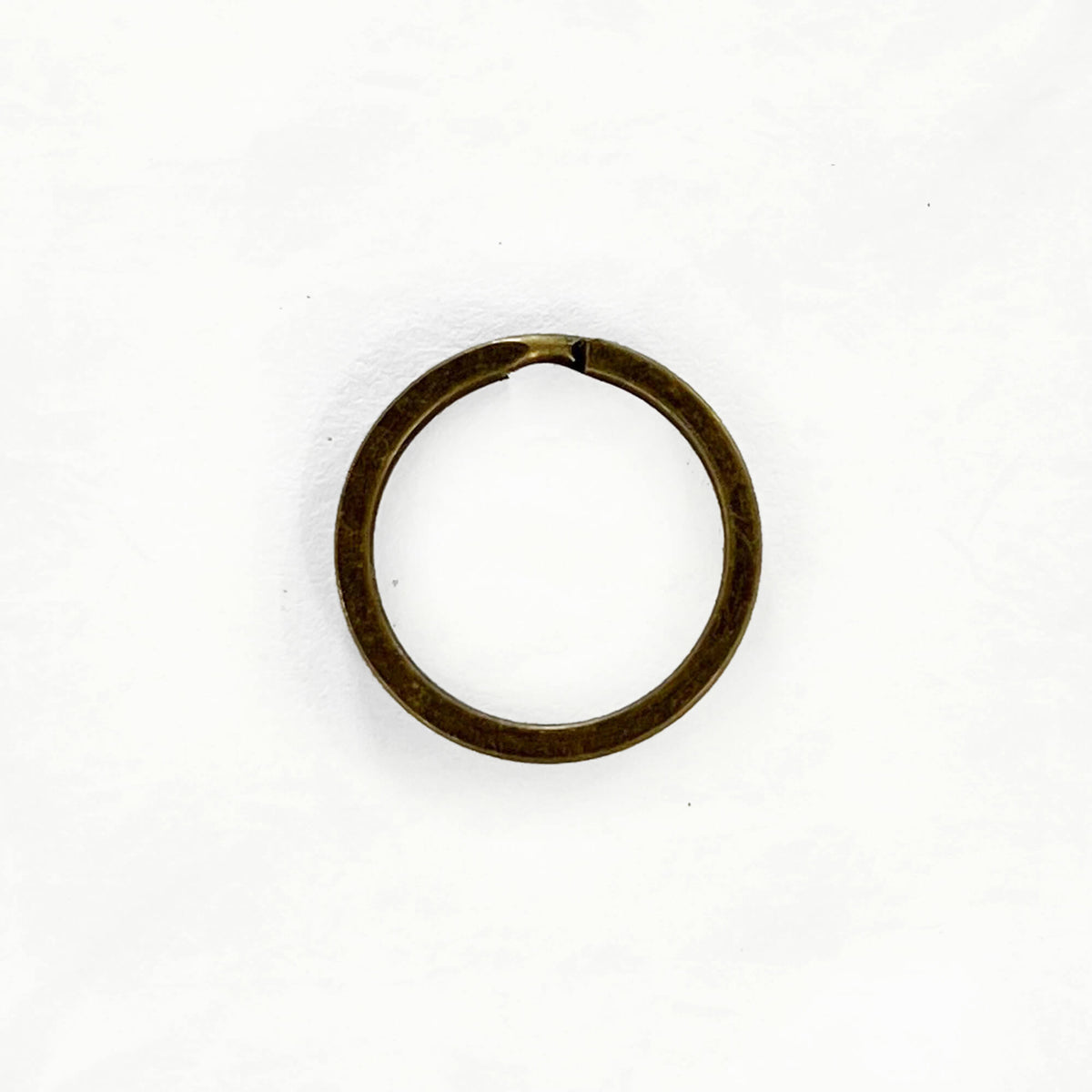 3/4" Split Key Ring - Antique Brass
