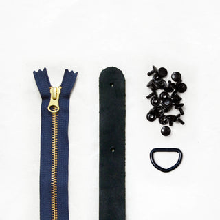 Fremont - Black Leather + Hardware Kit