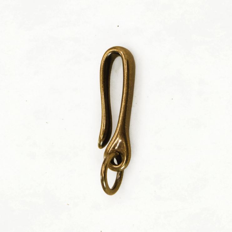 Antique Brass, Fish Hook Key Chain