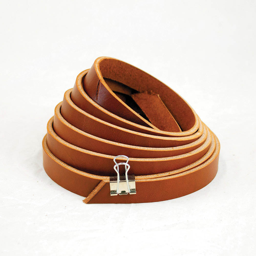 Strap Kit Set of 3 Brown Gold Cowhide Leather Shoulder Strap 