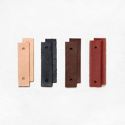2.5" Leather Tabs